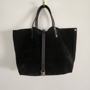 Tiffany & Co. Leather Suede Reversible Small Tote No Inside Pouch